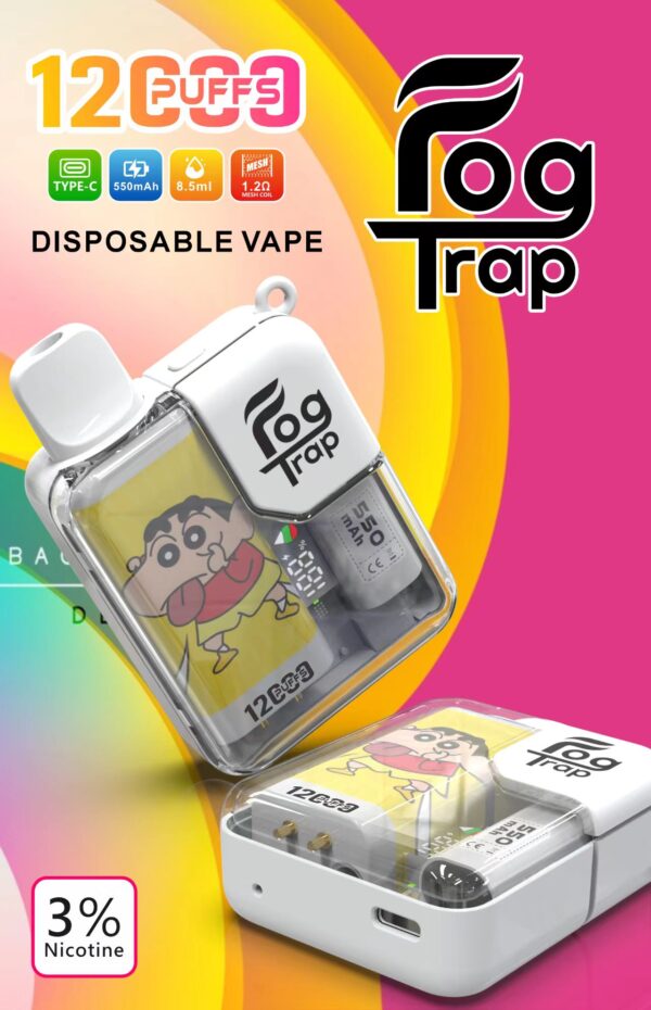 圖片_20251211181727_402_9 🔋Fog Trap 蠟筆小新x拉布布聯名款 拋棄式電子煙 12000口🔋