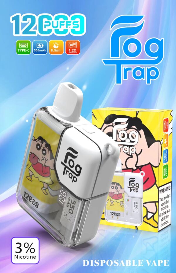 圖片_20251211181729_403_9 🔋Fog Trap 蠟筆小新x拉布布聯名款 拋棄式電子煙 12000口🔋