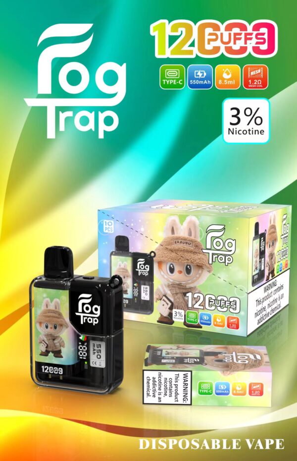 圖片_20251211181732_404_9 🔋Fog Trap 蠟筆小新x拉布布聯名款 拋棄式電子煙 12000口🔋
